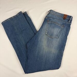 WORN Men's Big and Tall Straight Leg Medium Wash Denim Work Blue Jean 40x36